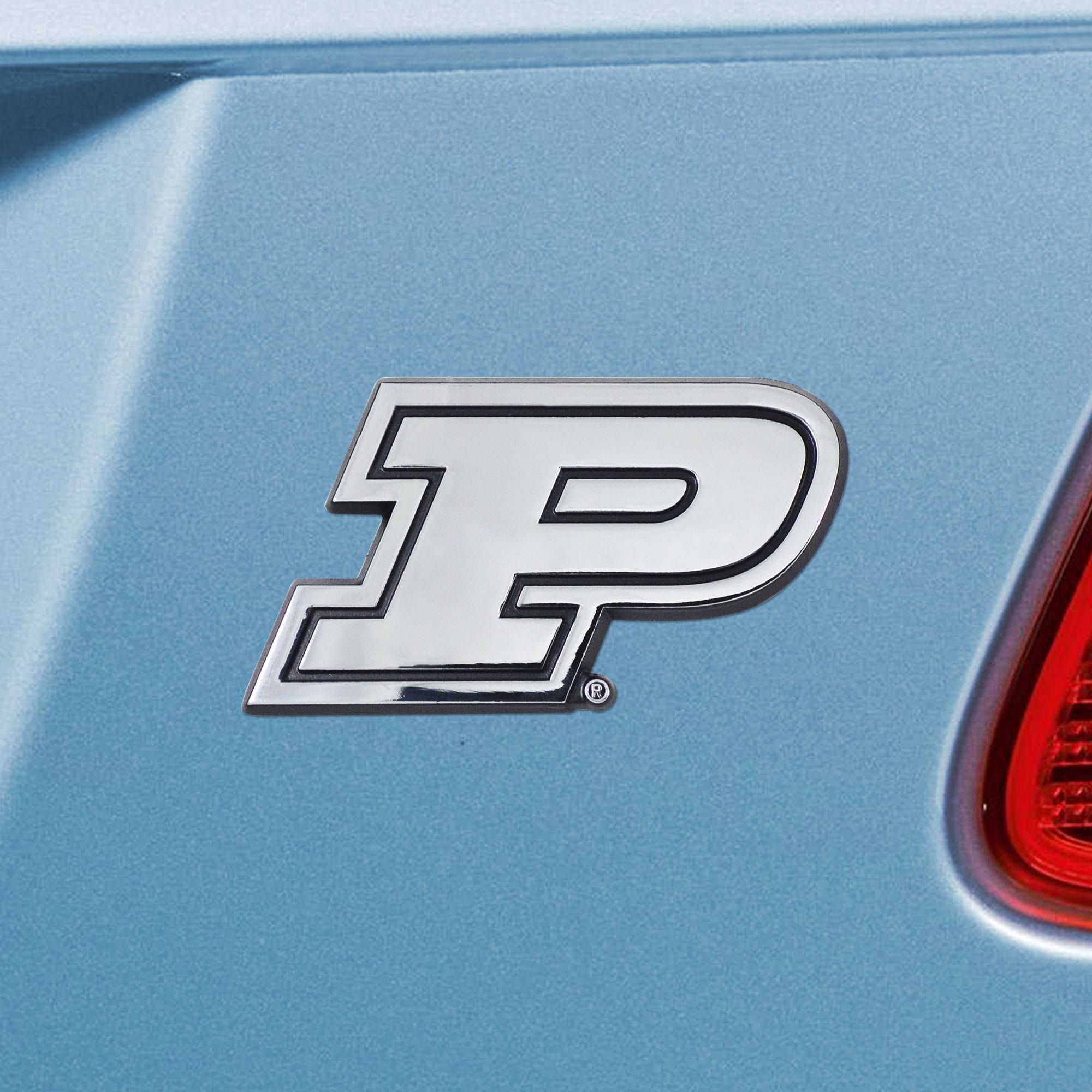 Purdue Boilermakers 3D Chrome Metal Emblem - Purdue