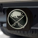 Buffalo Sabres Black Metal Hitch Cover with Metal Chrome 3D Emblem - Buffalo Sabres - Flyclothing LLC