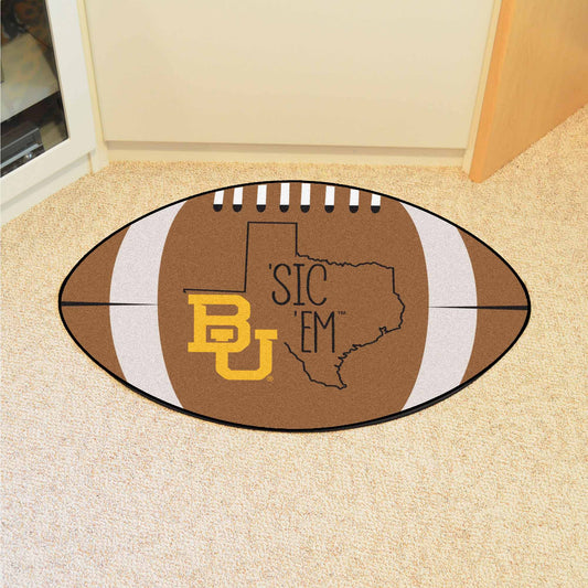Baylor Bears Southern Style Football Rug - 20.5in. x 32.5in. - Baylor