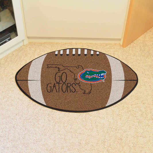 Florida Gators Southern Style Football Rug - 20.5in. x 32.5in. - Florida