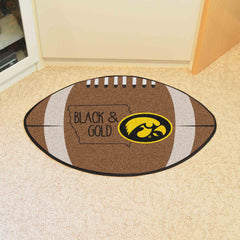 Iowa Hawkeyes Southern Style Football Rug - 20.5in. x 32.5in. - Iowa
