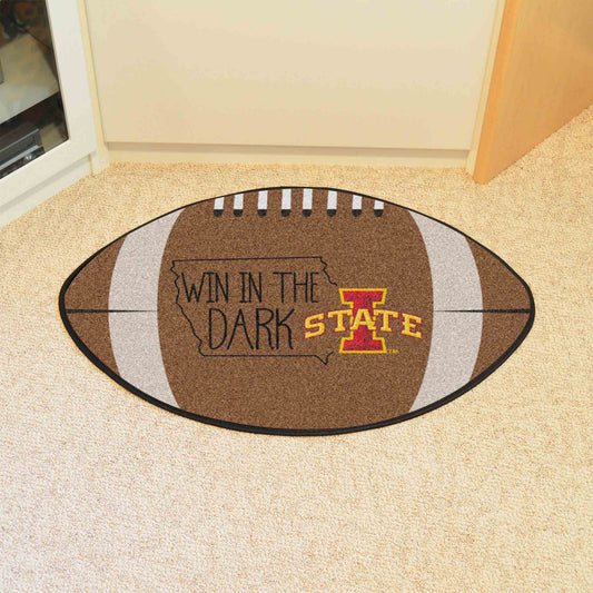 Iowa State Cyclones Southern Style Football Rug - 20.5in. x 32.5in. - Iowa State