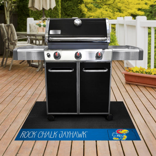 Kansas Jayhawks Southern Style Vinyl Grill Mat - 26in. x 42in. - Kansas