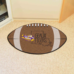 LSU Tigers Southern Style Football Rug - 20.5in. x 32.5in. - LSU