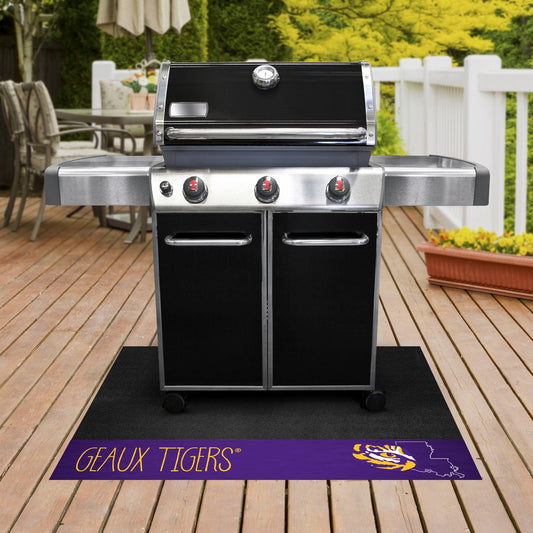 LSU Tigers Southern Style Vinyl Grill Mat - 26in. x 42in. - LSU