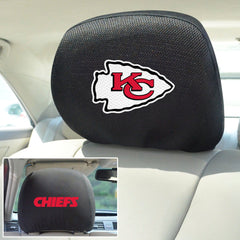 Kansas City Chiefs Embroidered Head Rest Cover Set - 2 Pieces - Kansas City Chiefs
