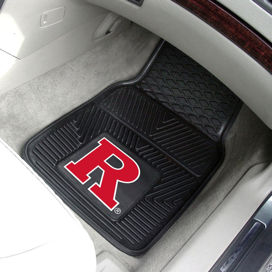 Rutgers Scarlett Knights Heavy Duty Car Mat Set - 2 Pieces - Rutgers