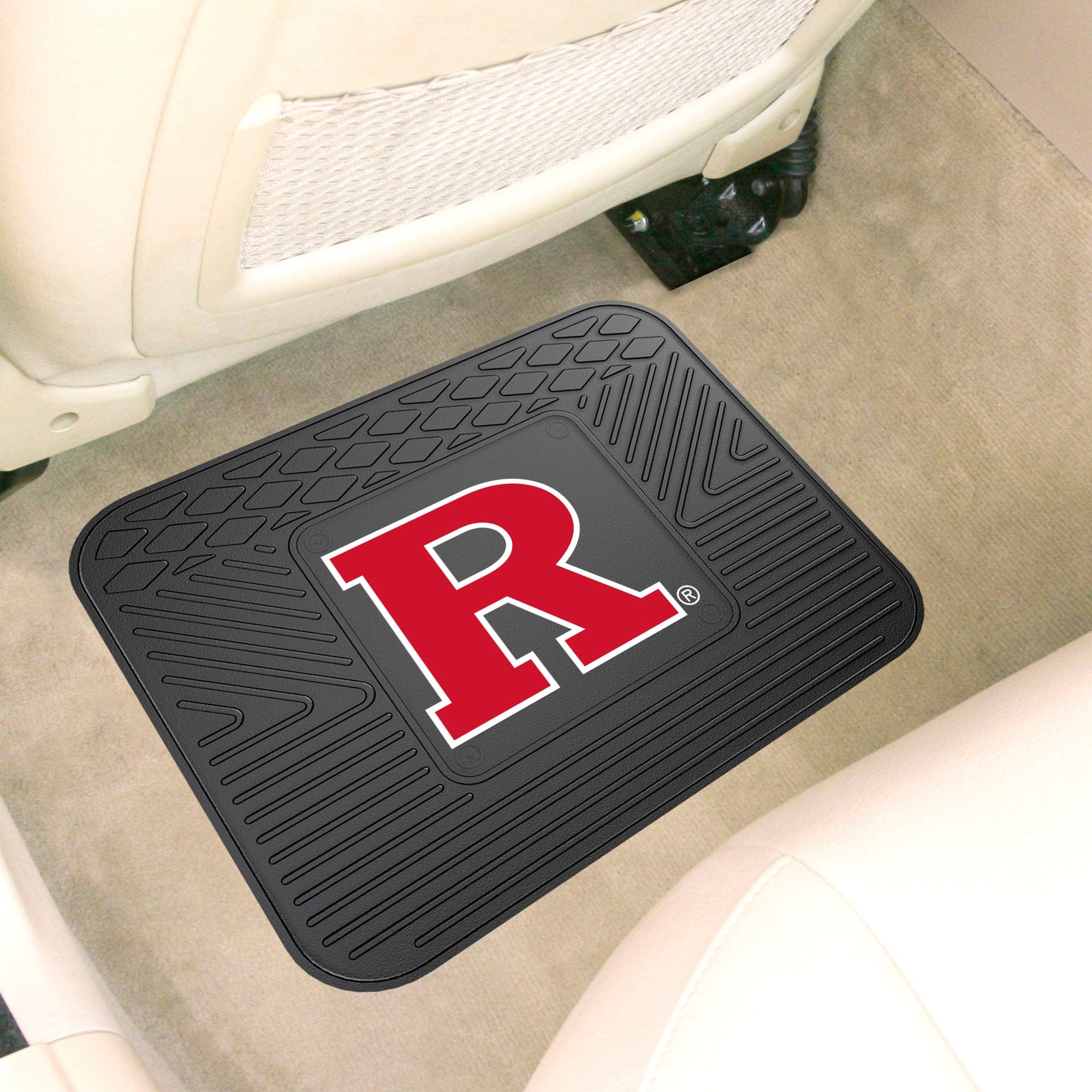 Rutgers Scarlett Knights Back Seat Car Utility Mat - 14in. x 17in. - Rutgers