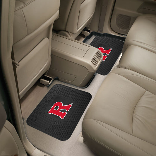 Rutgers Scarlett Knights Back Seat Car Utility Mats - 2 Piece Set - Rutgers