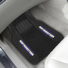 Northwestern Wildcats 2 Piece Deluxe Car Mat Set - Northwestern