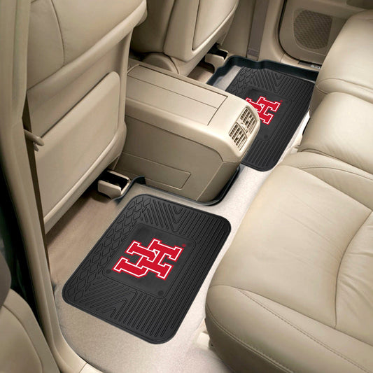 Houston Cougars Back Seat Car Utility Mats - 2 Piece Set - Houston