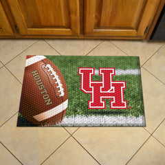Houston Cougars Rubber Scraper Door Mat - Houston