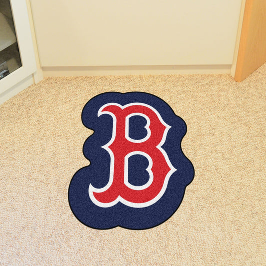Boston Red Sox Mascot Rug "B" Hat Logo - Boston Red Sox