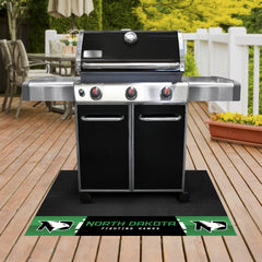 North Dakota Fighting Hawks Vinyl Grill Mat - 26in. x 42in. - North Dakota