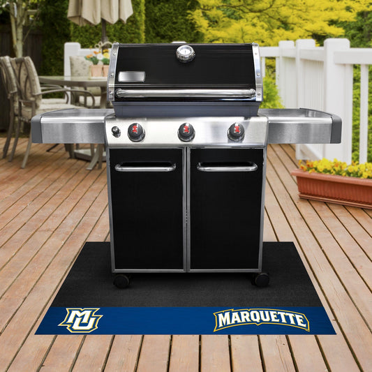 Marquette Golden Eagles Vinyl Grill Mat - 26in. x 42in. - Marquette