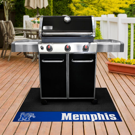 Memphis Tigers Vinyl Grill Mat - 26in. x 42in. - Memphis