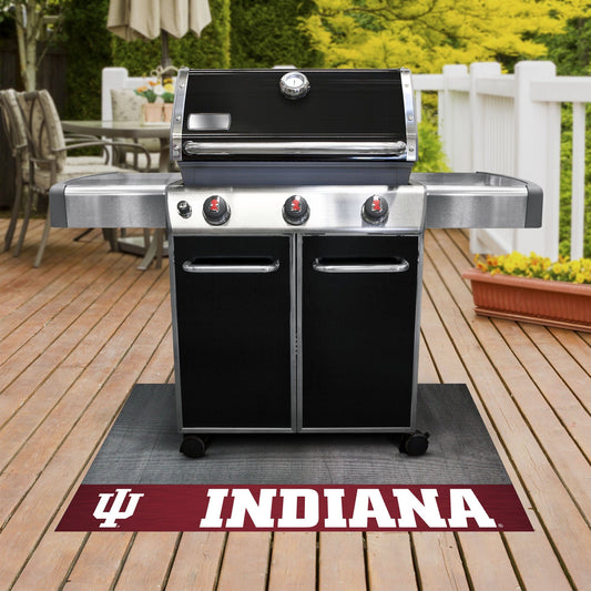 Indiana Hooisers Vinyl Grill Mat - 26in. x 42in. - Indiana