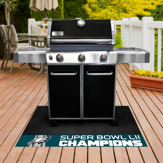 Philadelphia Eagles Vinyl Grill Mat - 26in. x 42in., 2018 Super Bowl LII Champions - Philadelphia Eagles