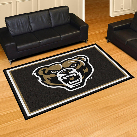Oakland Golden Grizzlies 5ft. x 8 ft. Plush Area Rug - Oakland