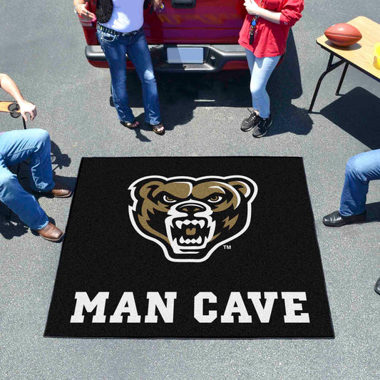 Oakland Golden Grizzlies Man Cave Tailgater Rug - 5ft. x 6ft. - Oakland