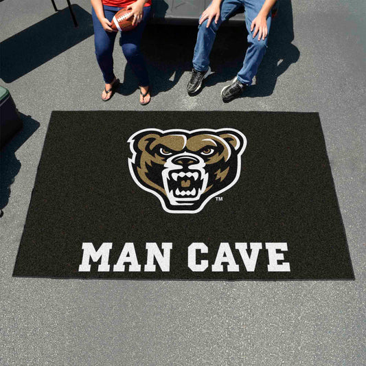 Oakland Golden Grizzlies Man Cave Ulti-Mat Rug - 5ft. x 8ft. - Oakland
