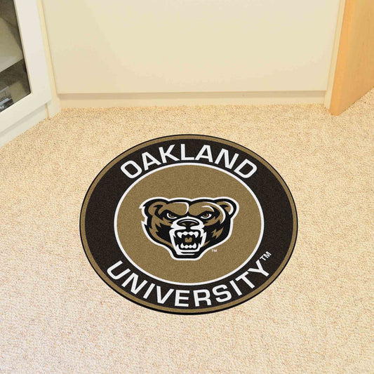 Oakland Golden Grizzlies Roundel Rug - 27in. Diameter - Oakland