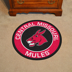 Central Missouri Mules Roundel Rug - 27in. Diameter - Central Missouri