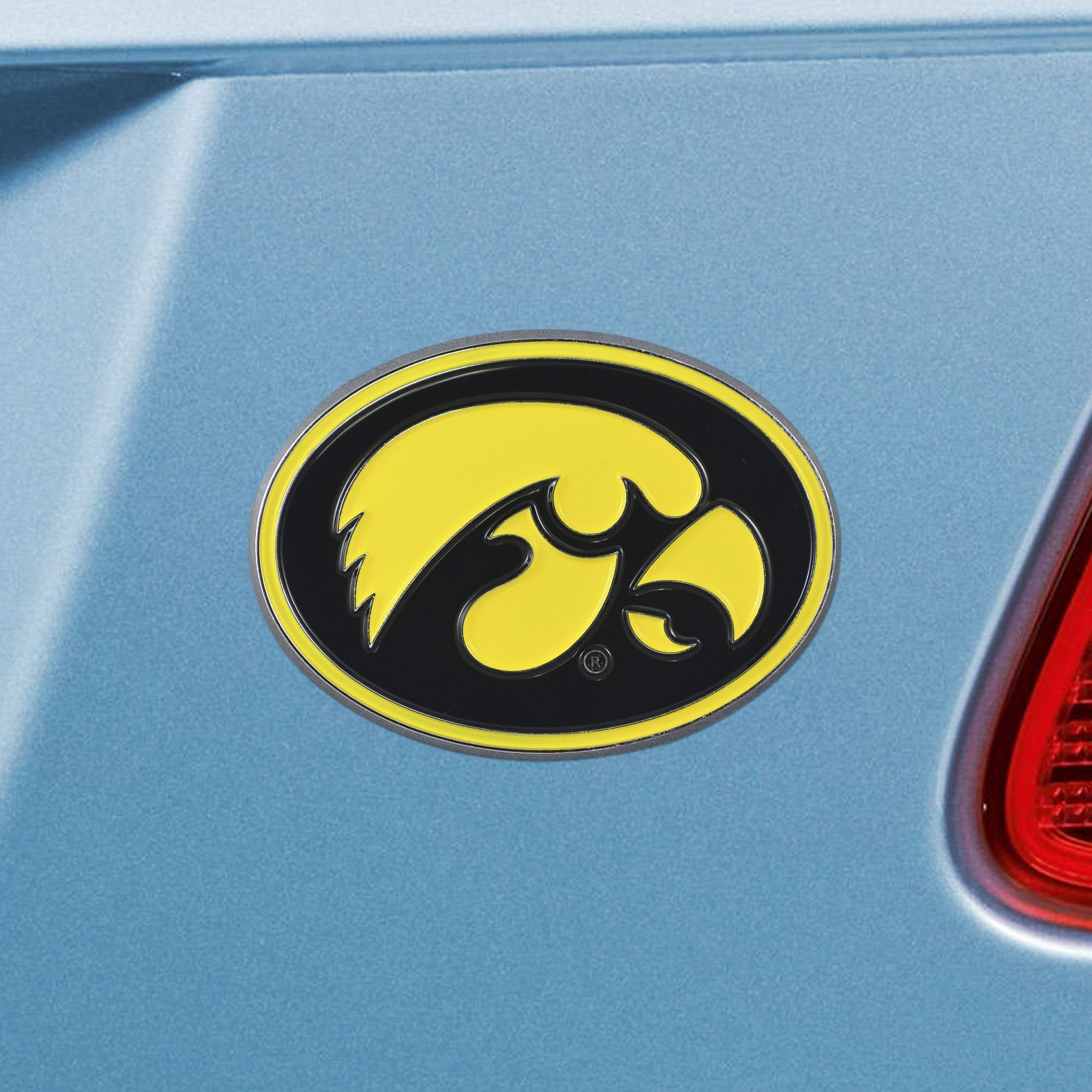 Iowa Hawkeyes 3D Color Metal Emblem - Iowa