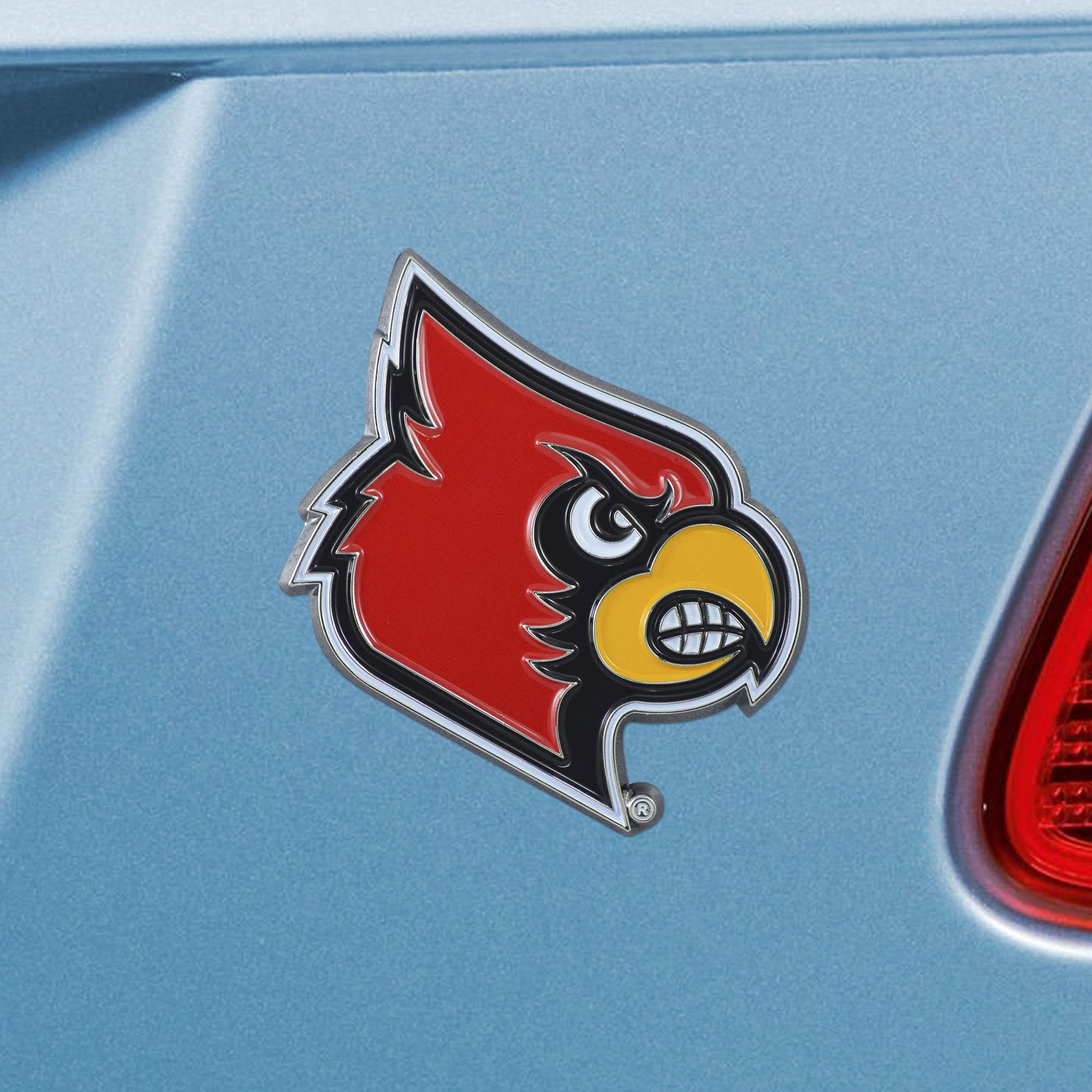 Louisville Cardinals 3D Color Metal Emblem - Louisville