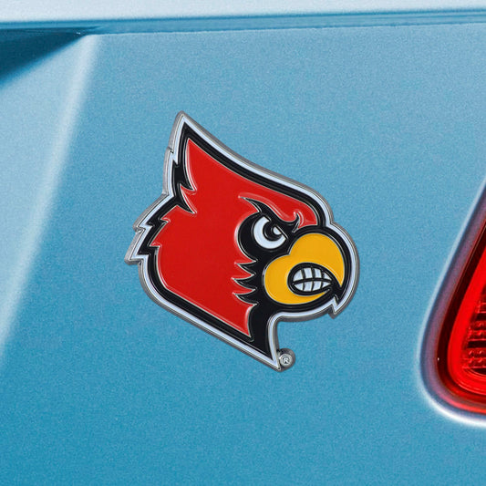 Louisville Cardinals 3D Color Metal Emblem - Louisville