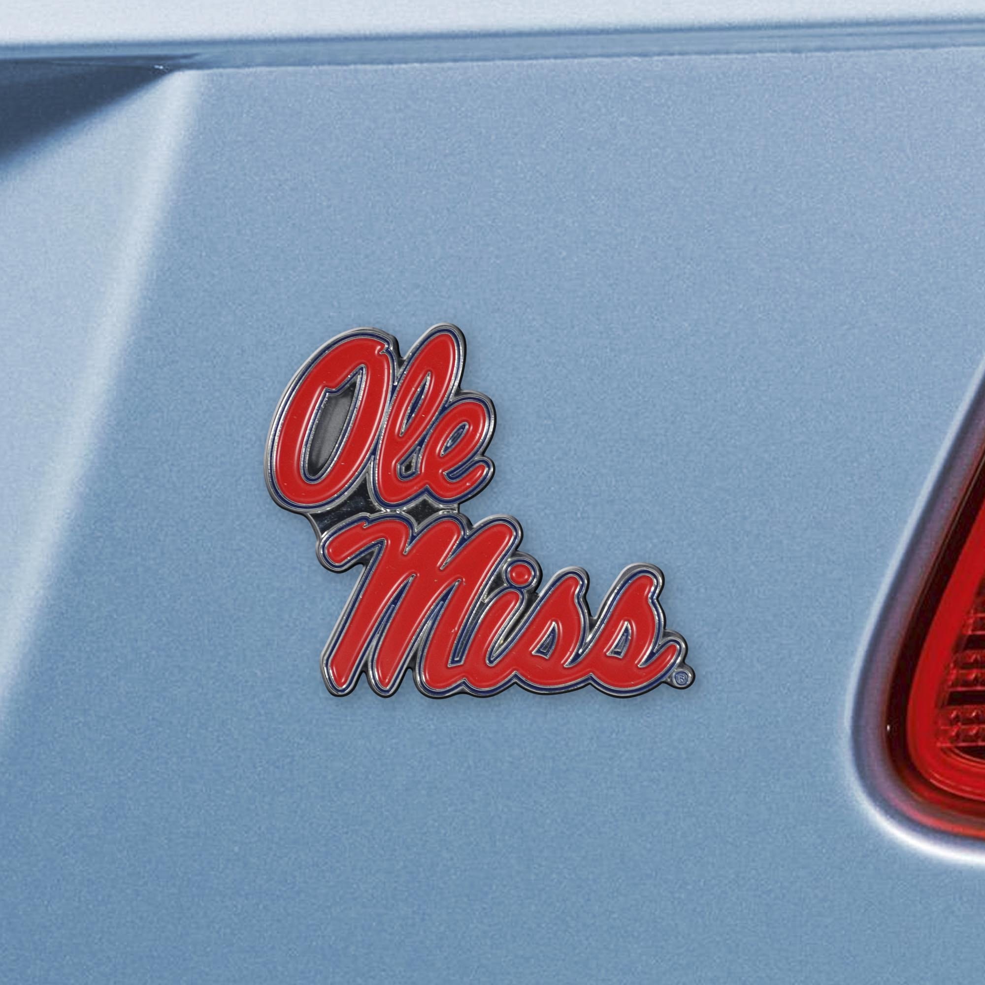 Ole Miss Rebels 3D Color Metal Emblem - Ole Miss