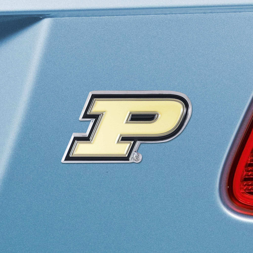 Purdue Boilermakers 3D Color Metal Emblem - Purdue - Flyclothing LLC