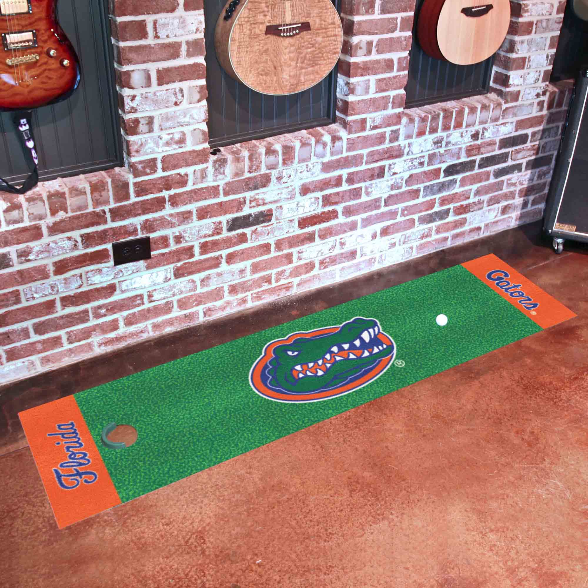 Florida Gators Putting Green Mat - 1.5ft. x 6ft., "Gators" - Florida
