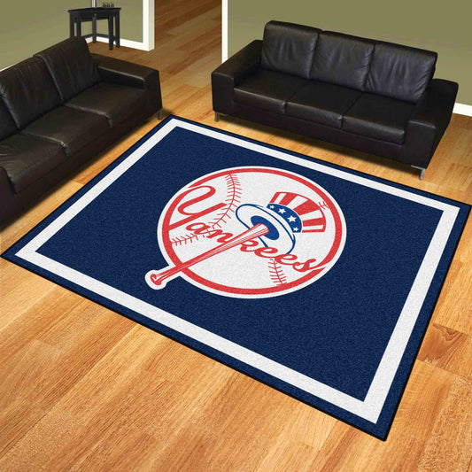 New York Yankees 8ft. x 10 ft. Plush Area Rug - New York Yankees