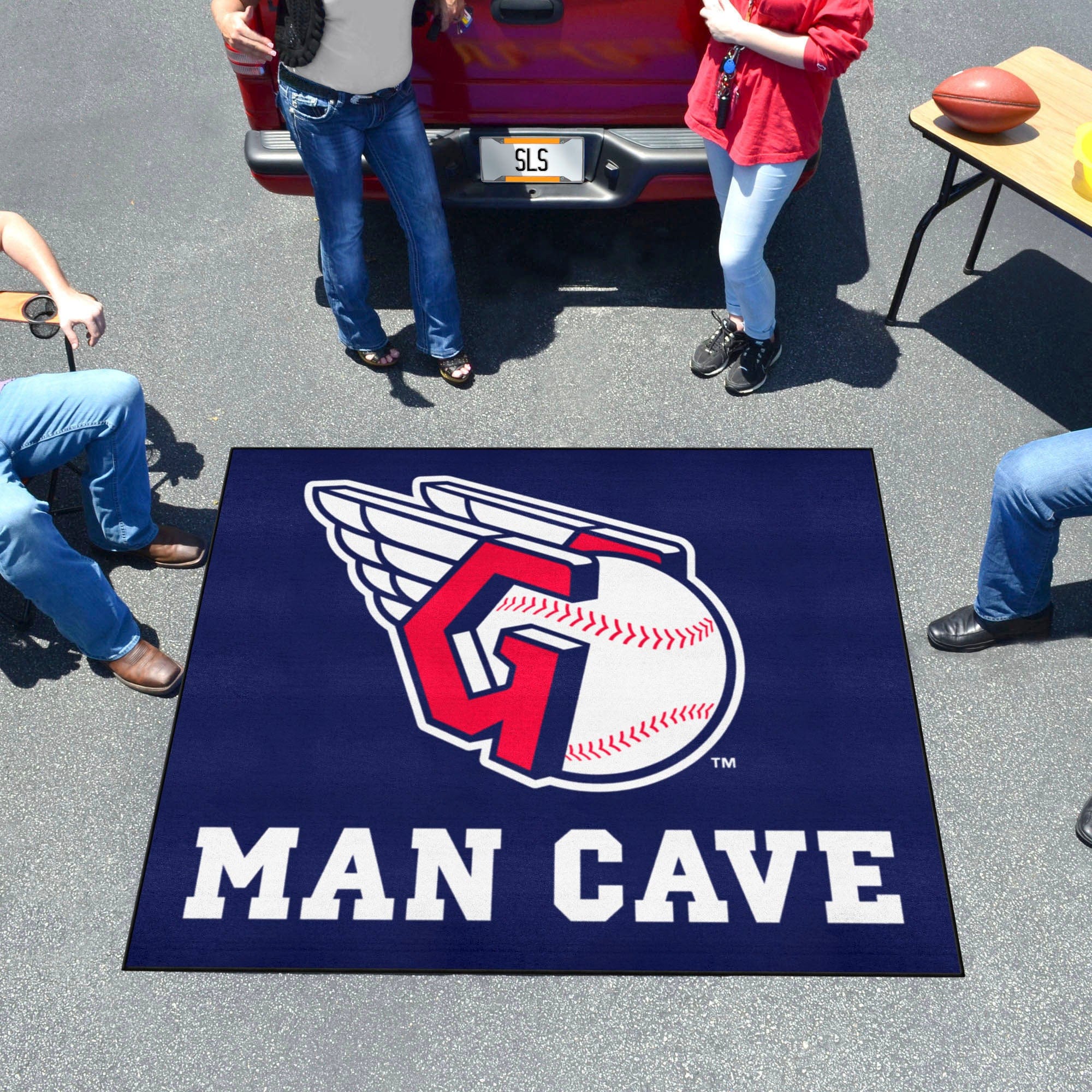 Cleveland Guardians Man Cave Tailgater Rug - 5ft. x 6ft. - Cleveland Guardians