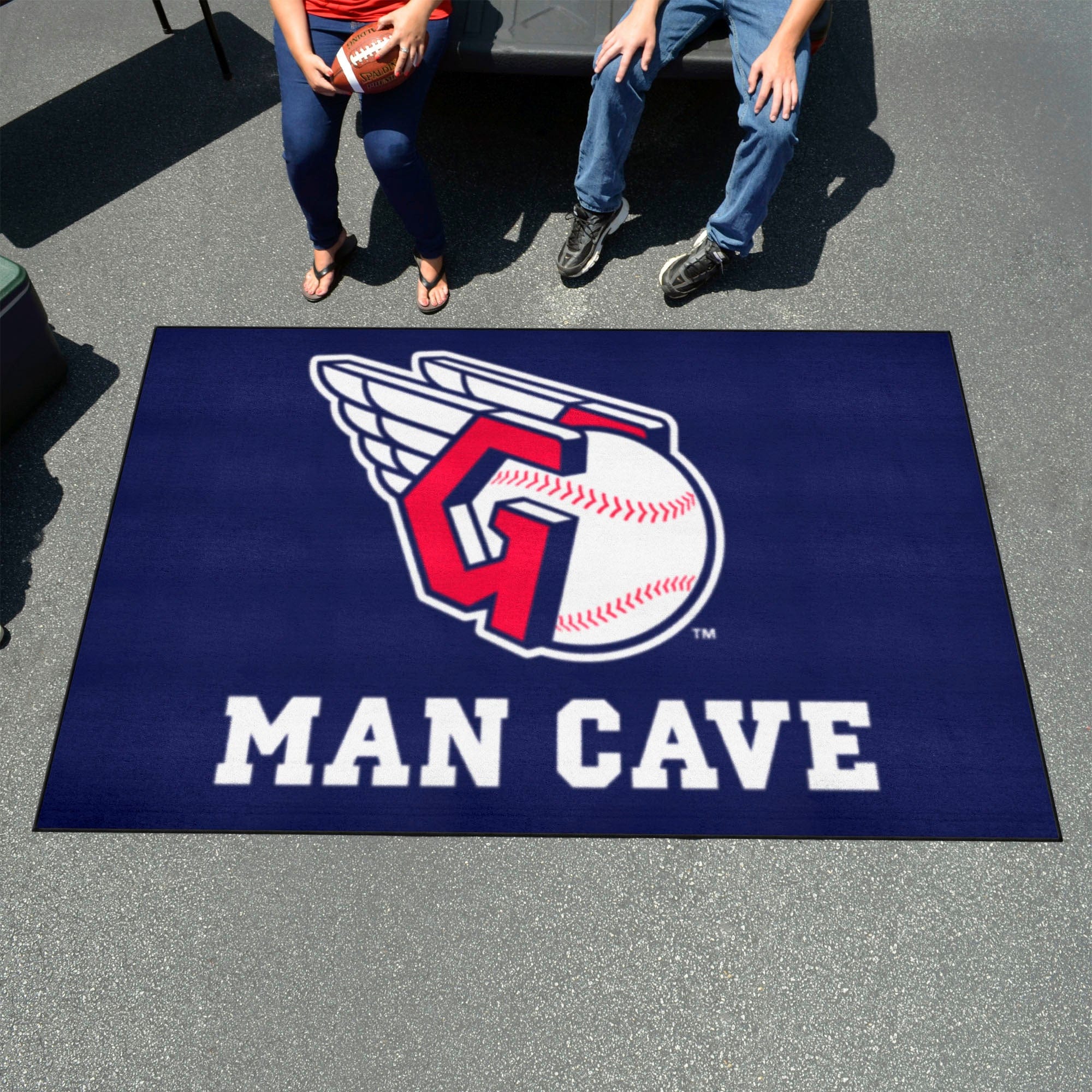 Cleveland Guardians Man Cave Ulti-Mat Rug - 5ft. x 8ft. - Cleveland Guardians