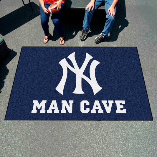 New York Yankees Man Cave Ulti-Mat Rug - 5ft. x 8ft. - New York Yankees