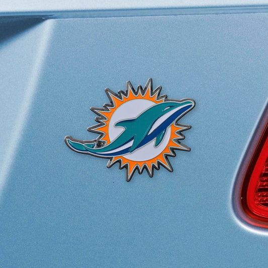 Miami Dolphins 3D Color Metal Emblem - Miami Dolphins