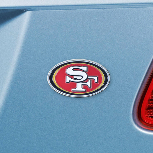 San Francisco 49ers 3D Color Metal Emblem - San Francisco 49ers