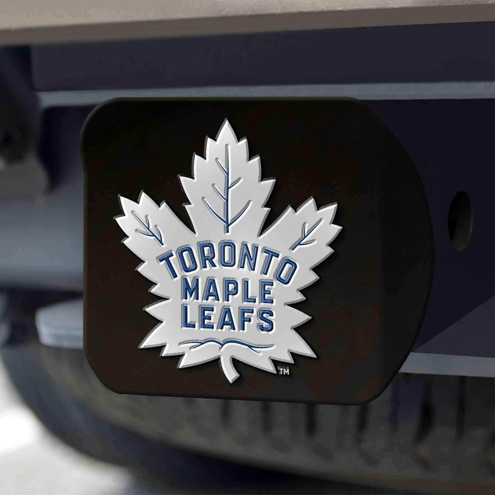 Toronto Maple Leafs Black Metal Hitch Cover - 3D Color Emblem - Toronto Maple Leafs - Flyclothing LLC