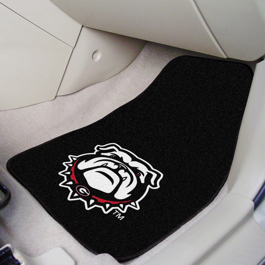 Georgia Bulldogs Front Carpet Car Mat Set - 2 Pieces - Georgia