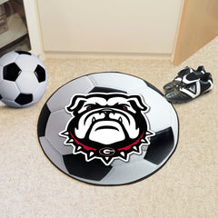 Georgia Bulldogs Soccer Ball Rug - 27in. Diameter - Georgia