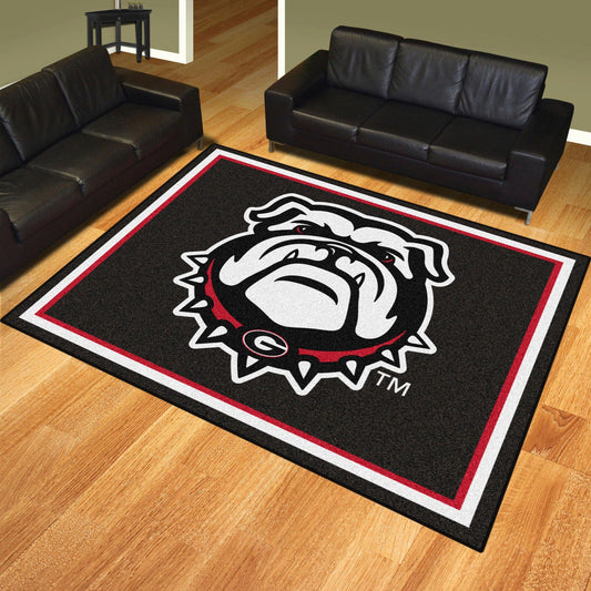 Georgia Bulldogs 8ft. x 10 ft. Plush Area Rug - Georgia