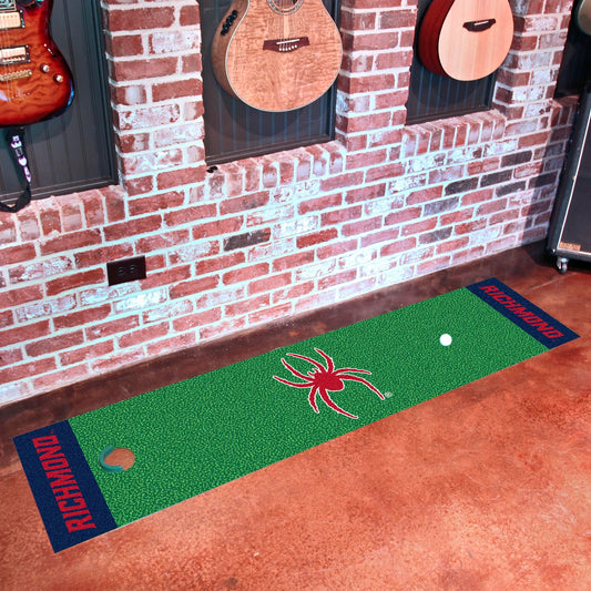 Richmond Spiders Putting Green Mat - 1.5ft. x 6ft. - Richmond