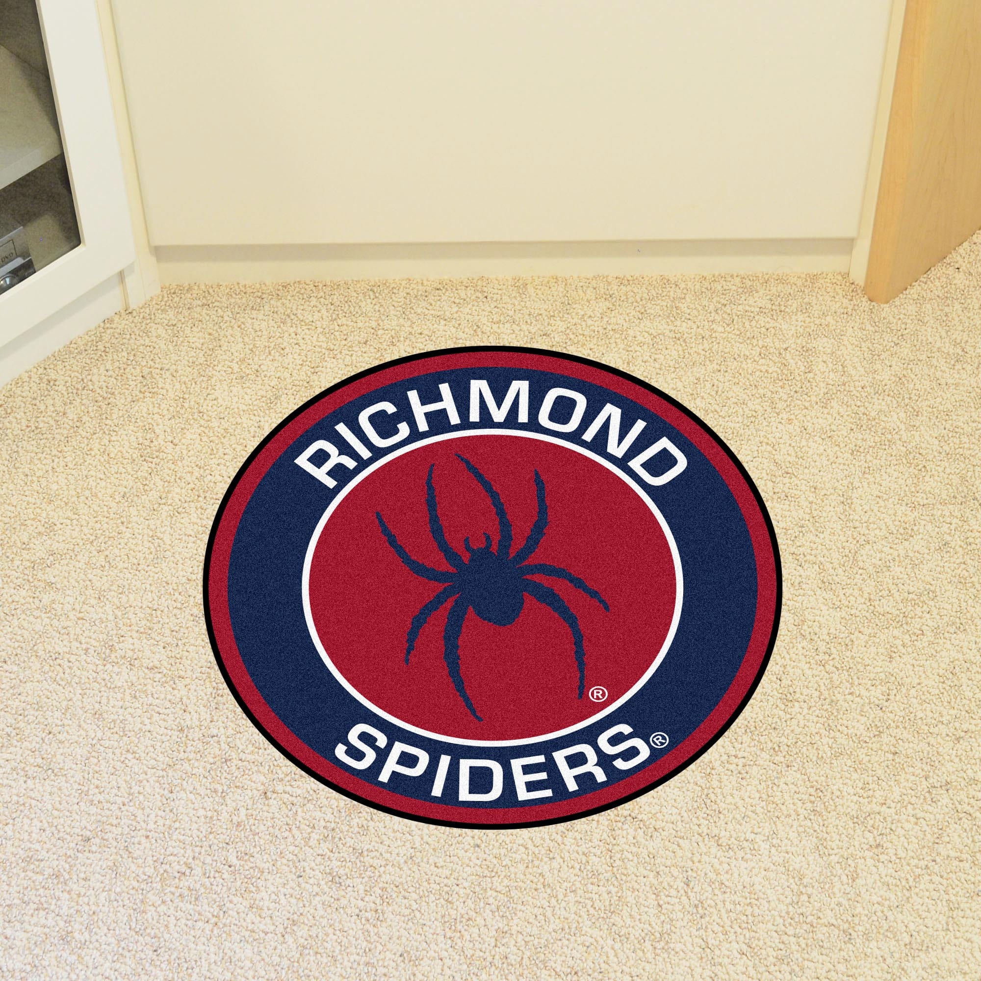 Richmond Spiders Roundel Rug - 27in. Diameter - Richmond