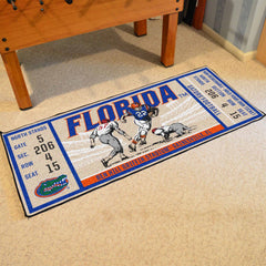 Florida Gators Ticket Runner Rug - 30in. x 72in. - Florida