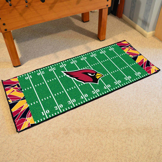 Arizona Cardinals Football Field Runner Mat - 30in. x 72in. XFIT Design - Arizona Cardinals