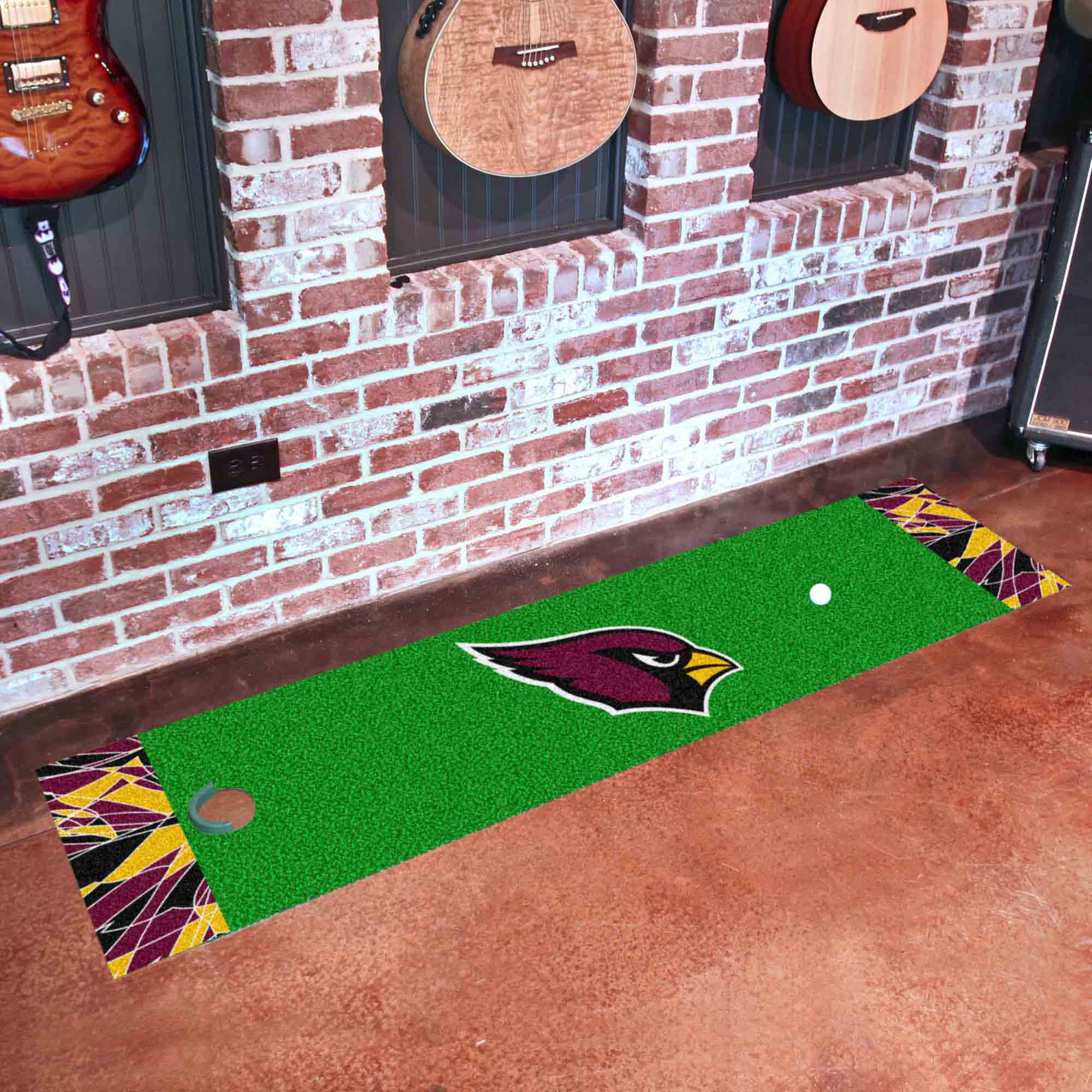 Arizona Cardinals Putting Green Mat - 1.5ft. x 6ft. - Arizona Cardinals