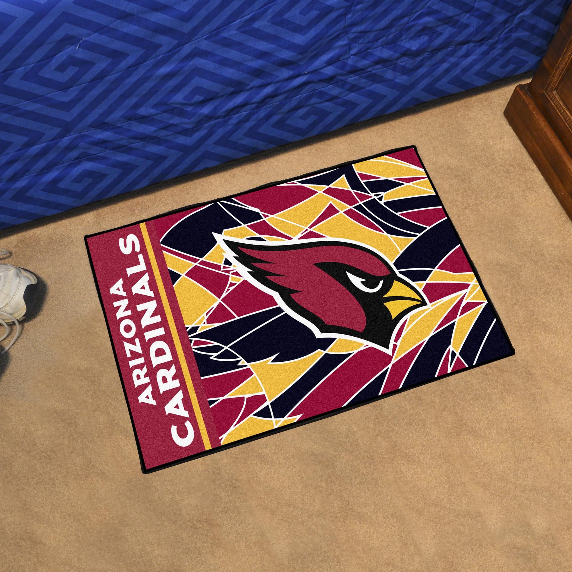 Arizona Cardinals Starter Mat XFIT Design - 19in x 30in Accent Rug - Arizona Cardinals