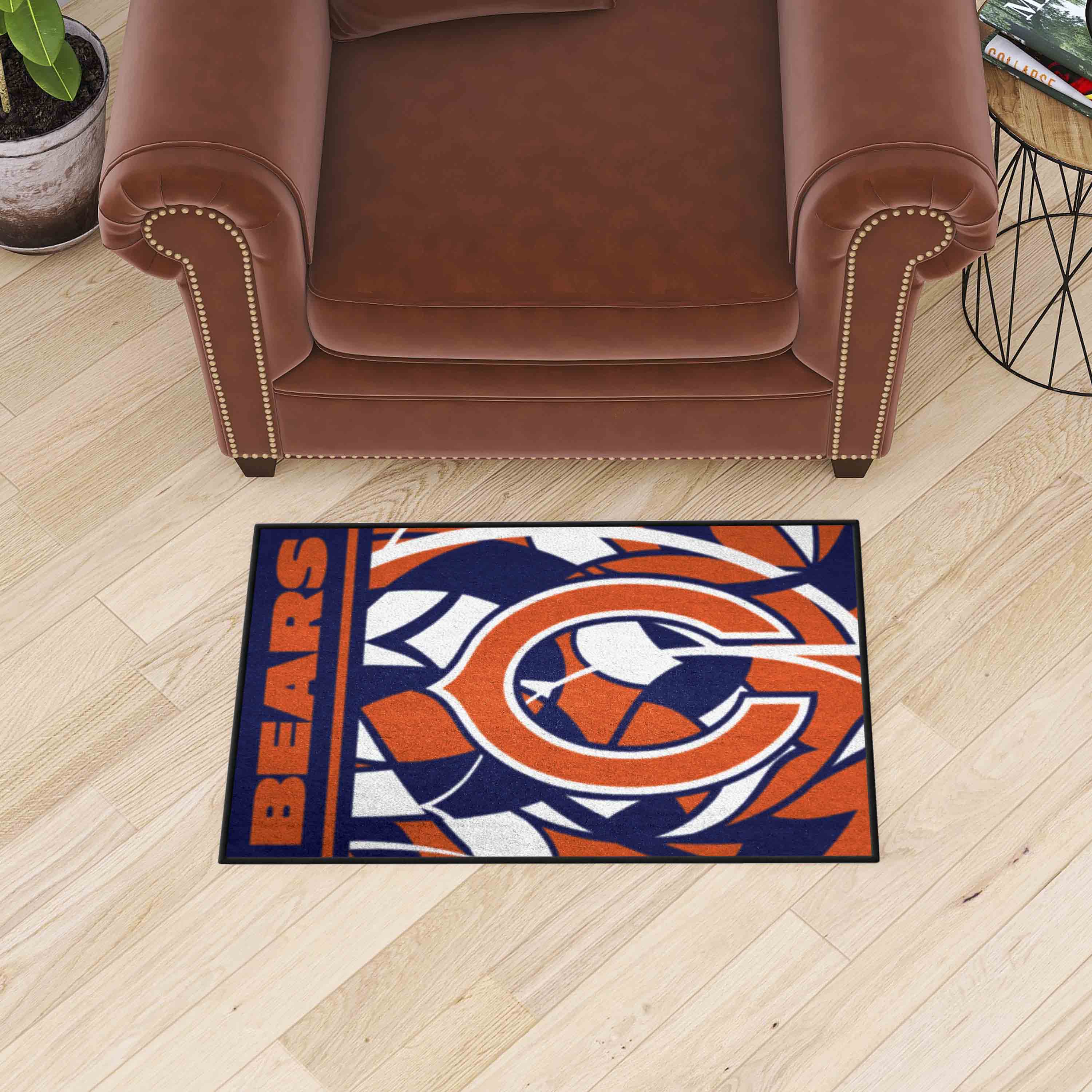 Chicago Bears Starter Mat XFIT Design - 19in x 30in Accent Rug - Chicago Bears